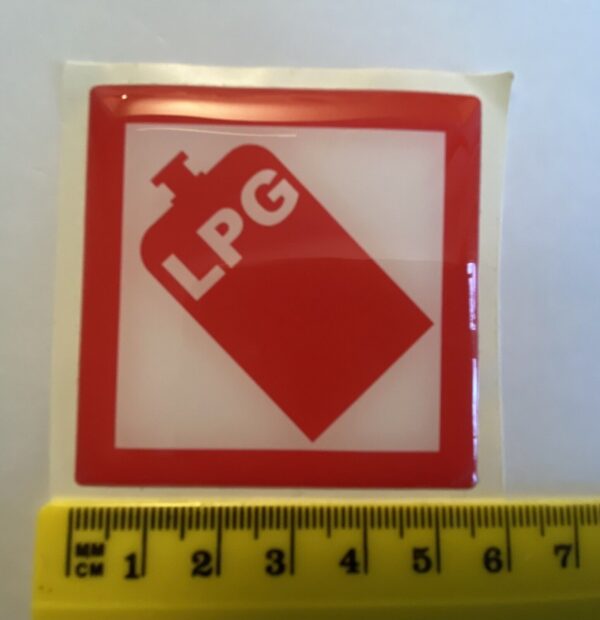 LPG GAS BOTTLE WARNING STICKER CARAVAN MOTORHOME GAS STORAGE MADE FROM ...
